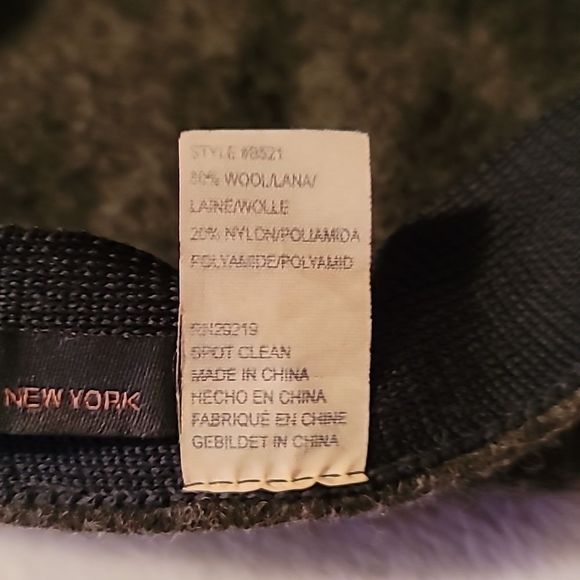 Betmar Lambswool Slouchy Jewel Accented Women's Newsboy Hat Cap Grey - Picture 7 of 7